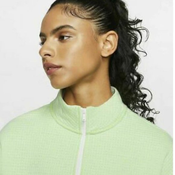 Nike Sportswear Tech Crop Sweatshirt Neon - Picture 6 of 6